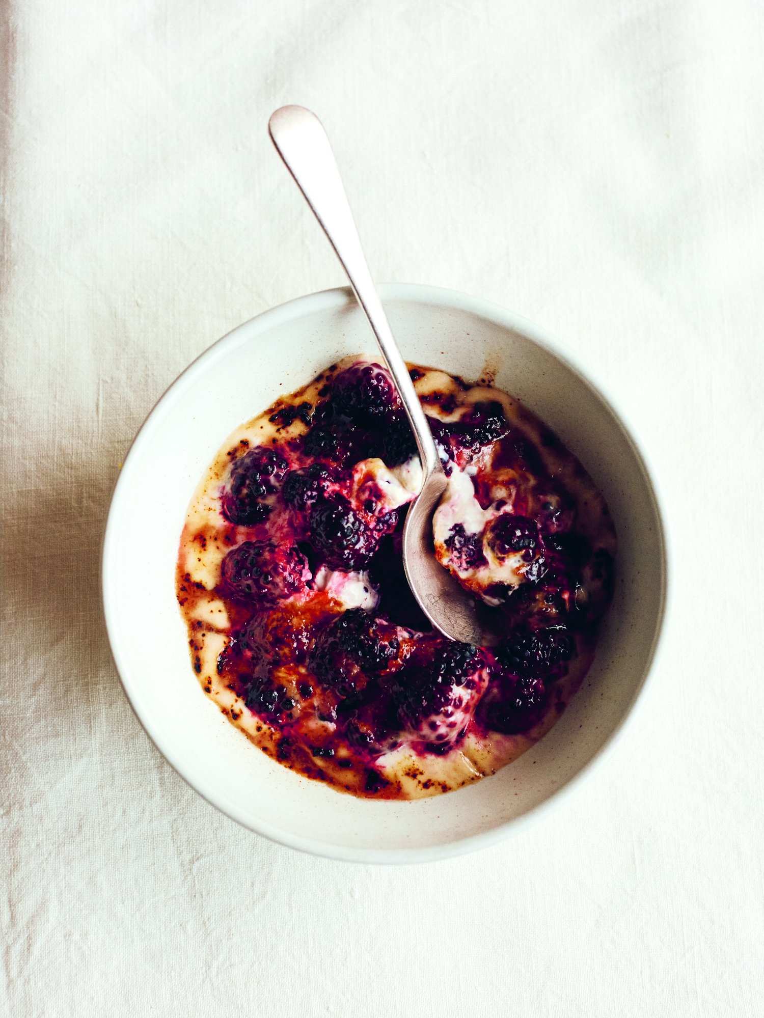 Bramble brûlée from Cooking: Simply and Well, for One or Many